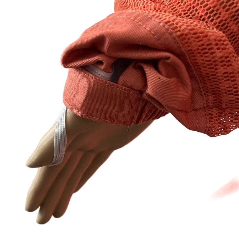 Imkeranzug Elegant Bee Overall Schutzanzug Bienen Belüftet Netzgewebe Lachs farben