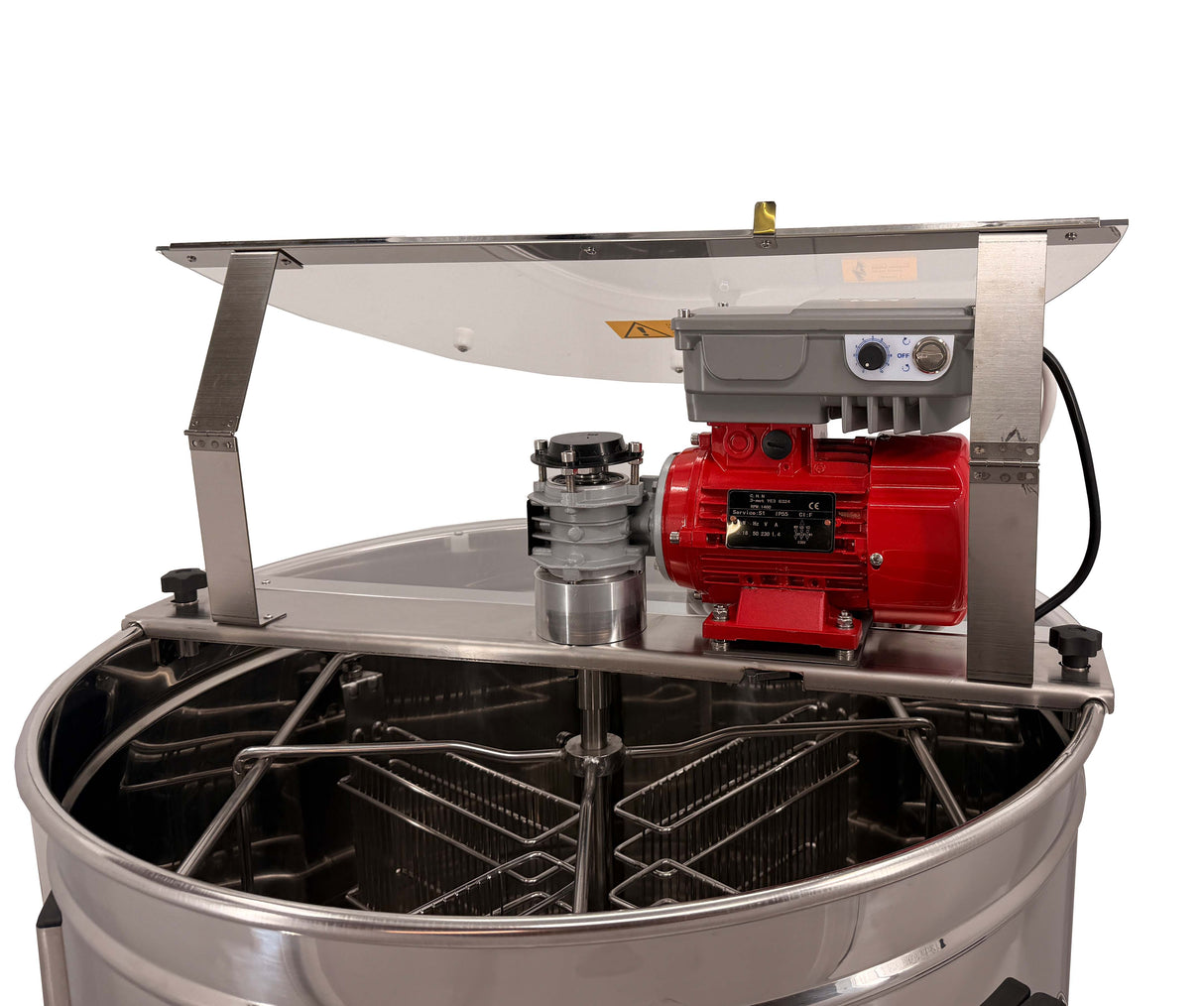 4 Waben Selbstwendeschleuder Honigschleuder Deutsch Normal Zander