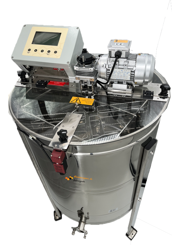 4 Waben Selbstwendeschleuder Zander, DN, Dadant HR Honigschleuder Vollautomatik