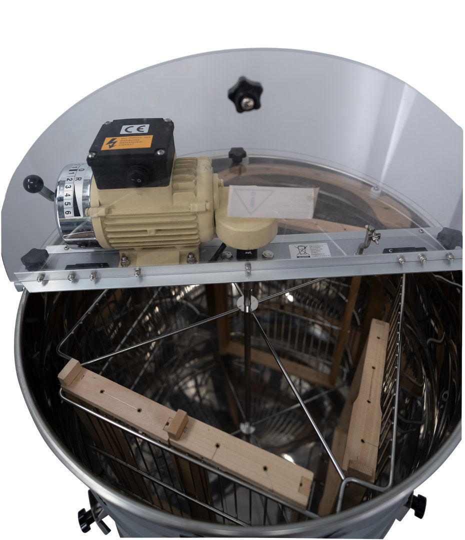 Honigschleuder 53cm 4/8 Waben Edelstahl Motor Deutsch Normal Zander Dadant Hobby Line