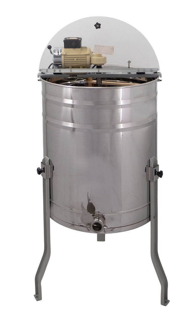 Honigschleuder 53cm 4/8 Waben Edelstahl Motor Deutsch Normal Zander Dadant Hobby Line