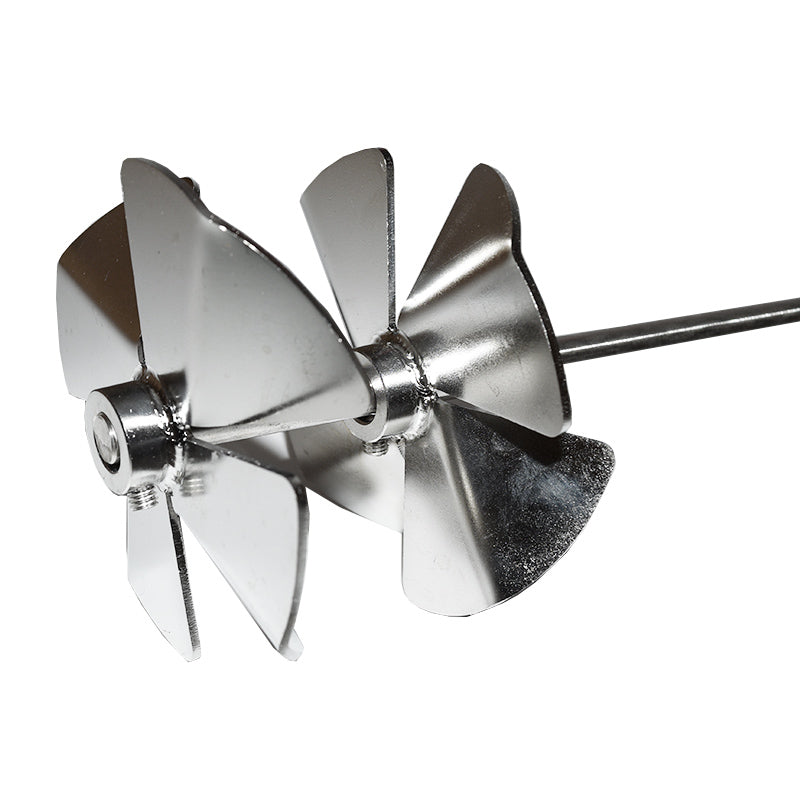 Honingroerder roerpropeller met twee vaste, tegengesteld draaiende roerbladen