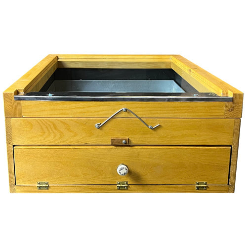 Fondoir à cire solaire en bois solide et durable pour 2 à 4 nids d'abeilles Zander Dadant allemand normal