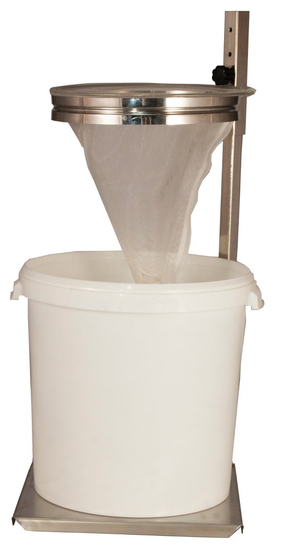 Puntige zeefstandaard, roestvrij staal, stabiel voor 32cm zitzeven