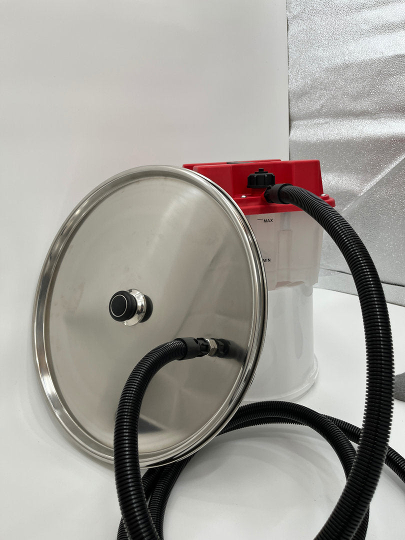 Fondoir à cire vapeur rond inox diamètre 64 cm jusqu'à 30 nids d'abeilles