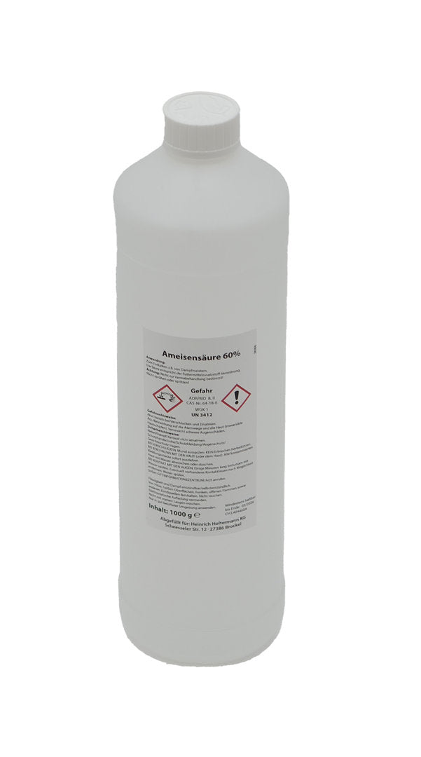 Technical grade formic acid 60% not for Varroa treatment