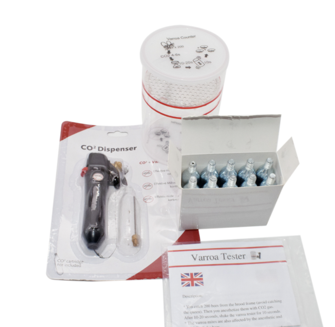 CO2 Varroatester, Varroabehandeling, bijenplaagbestrijding