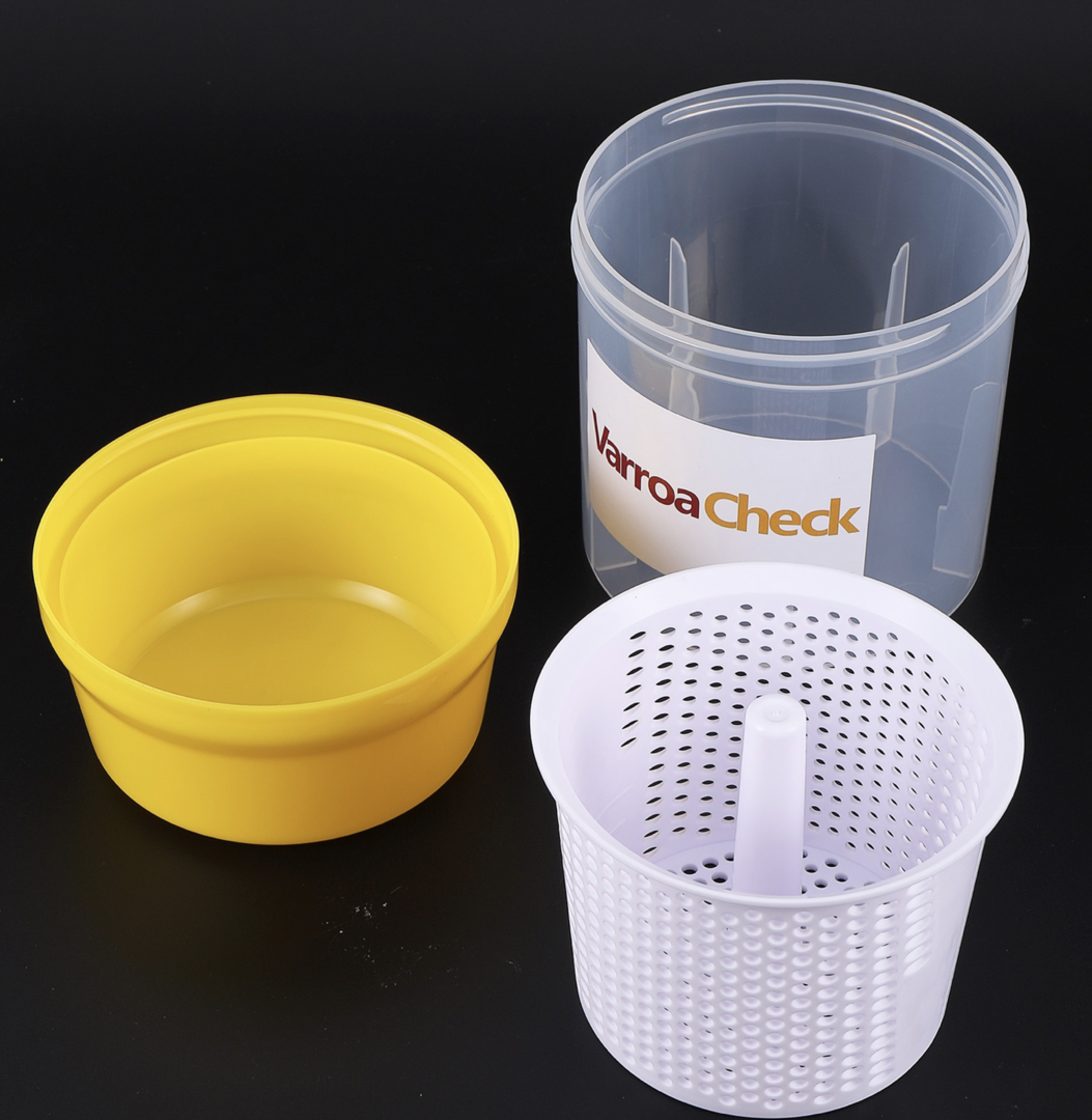 Varroa mite infestation control, Varroa check, Varroa mite test, powdered sugar