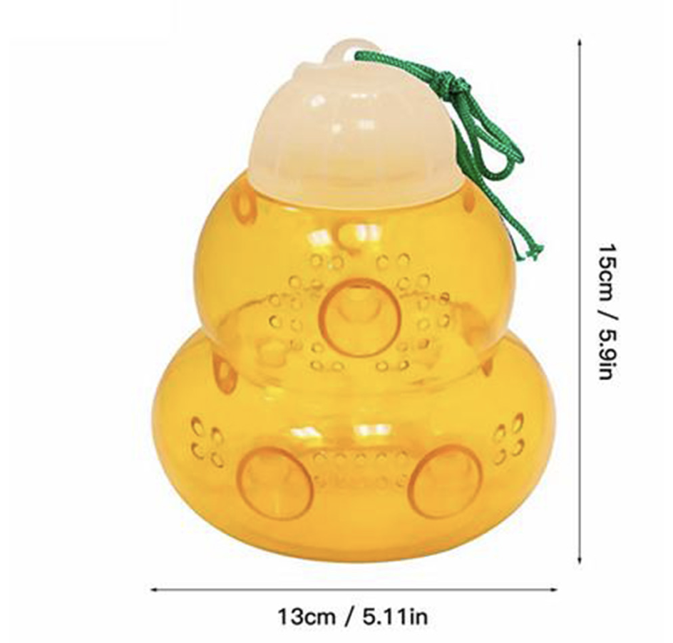 Wespenval glas, wespenval, geel