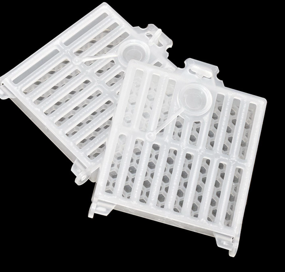 Königin Brutstopp Käfig Funktion wie Scalvini Varroa Block 2 st Größen