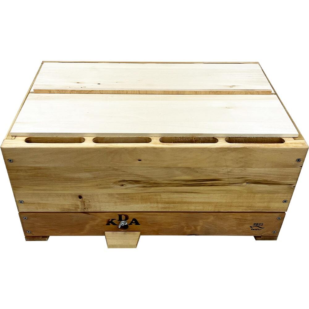 Multifunctionele paringskast voor 4 koninginnen, 12 ramen, Mini+ paringsstation