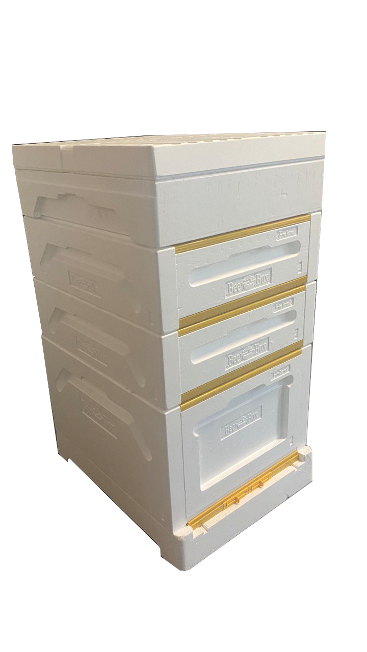 Paradise Honey BeeBox Complete Set Langstroth + Honey Super 159mm Piepschuim Langstroth 2/3