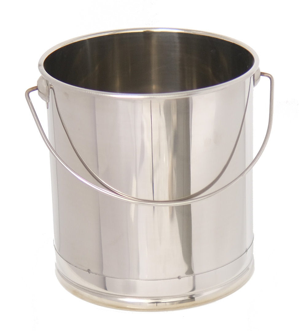 Was- en honingemmer 10 liter RVS met Henkell rechte wassmeltpot