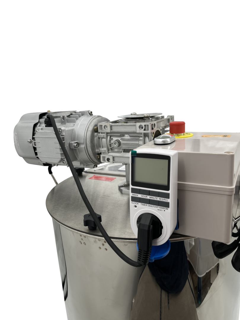 Honingmixer 100 kg met timer voor het romig roeren van honing