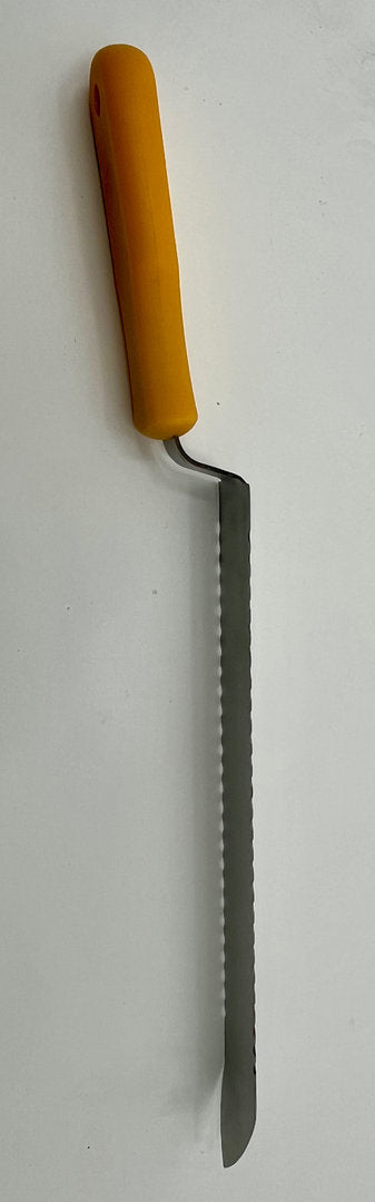 Ontzegelmes gekarteld gekartelde rand 27 cm lemmet honingraat ontzegeling