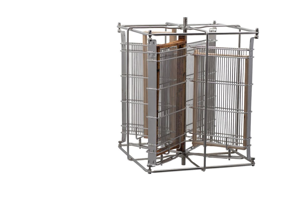 4 Waben Selbstwendeschleuder Zander, DN, Dadant HR Honigschleuder Vollautomatik