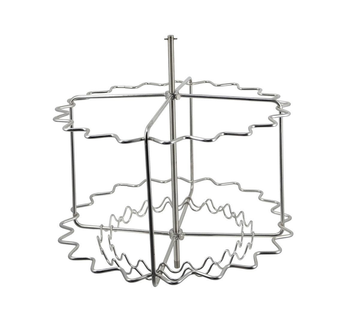 Radial Honigschleuder mit L- Motor, mit Schrägboden 20 Waben Dadant / 12 Waben Deutsch Norm Zander Motor