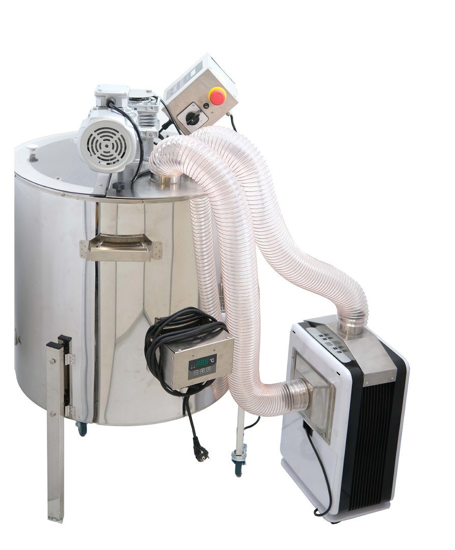 Honingmixer met verwarmings- en droogfunctie volautomatisch 185Kg