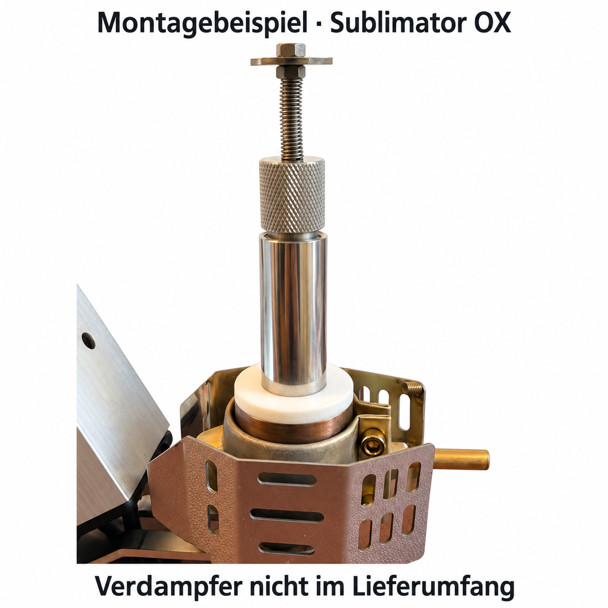 Quick dispenser for oxalic acid vaporizer – conversion kit, Teflon lid or dosing unit
