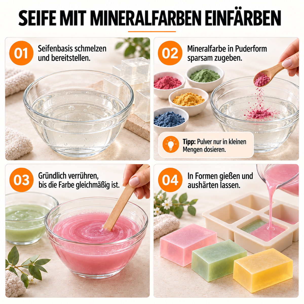 Transparent glycerine soap base 1 kg – Super Clear melt-and-pour soap base for soap making
