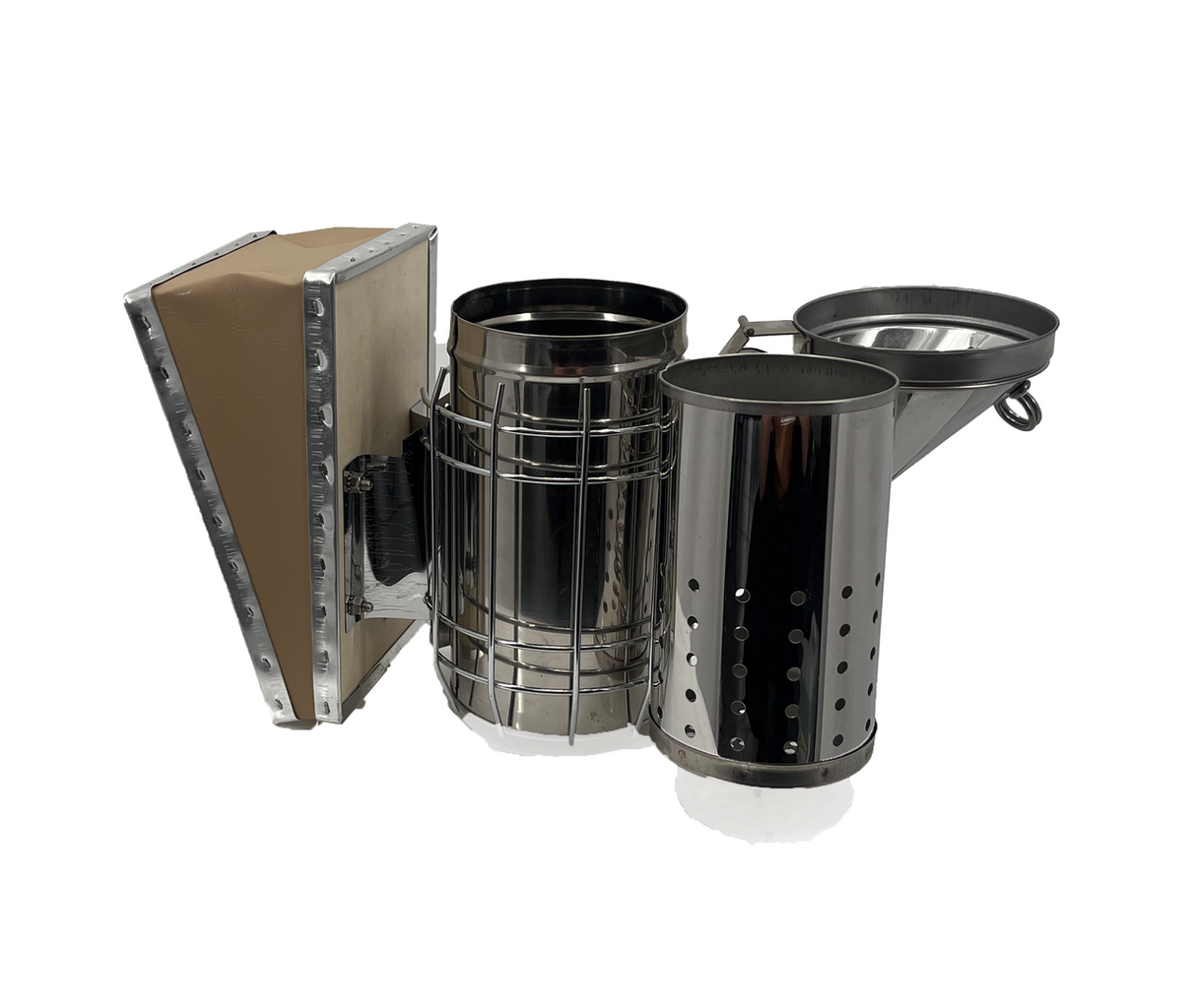 Ami Affumicatore 11cm in acciaio inox con tazza interna stile apicoltura Dadant