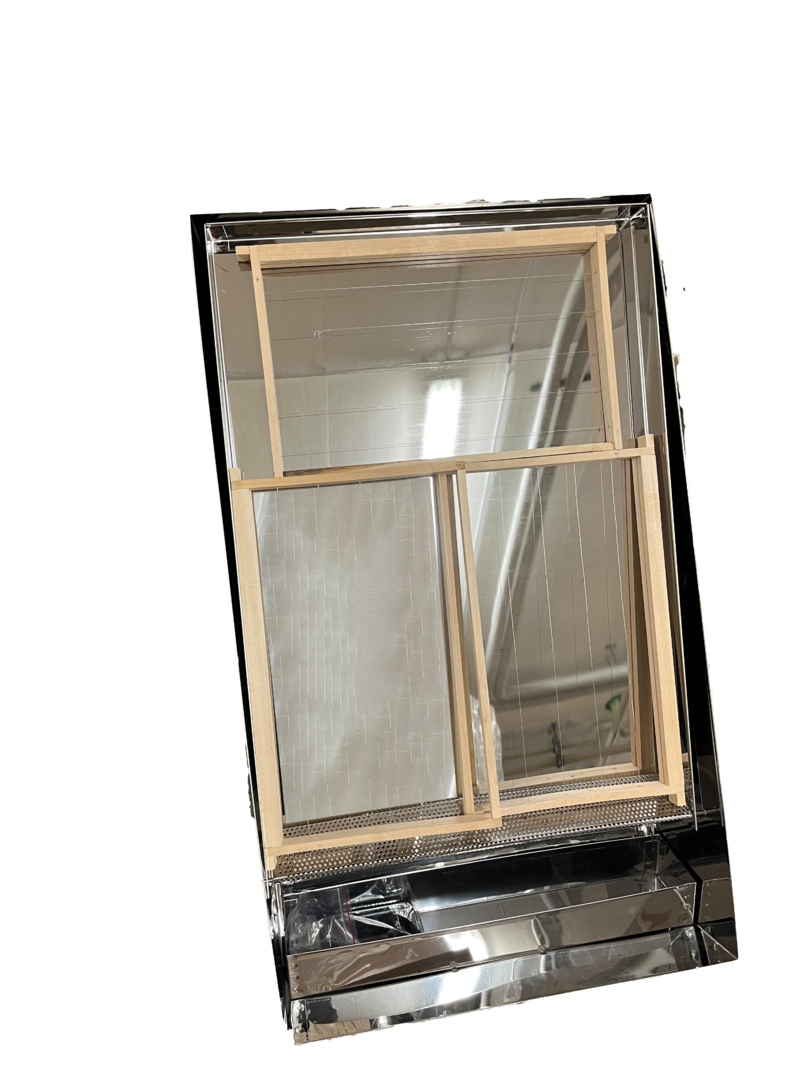 Edelstahl Sonnenwachsschmelzer 4 Waben Zander Dadant DN