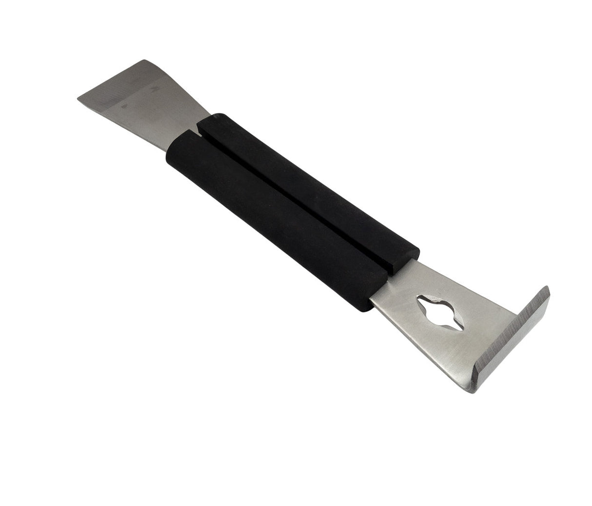 Stokbeitel met zwart rubberen handvat extra grip sterk