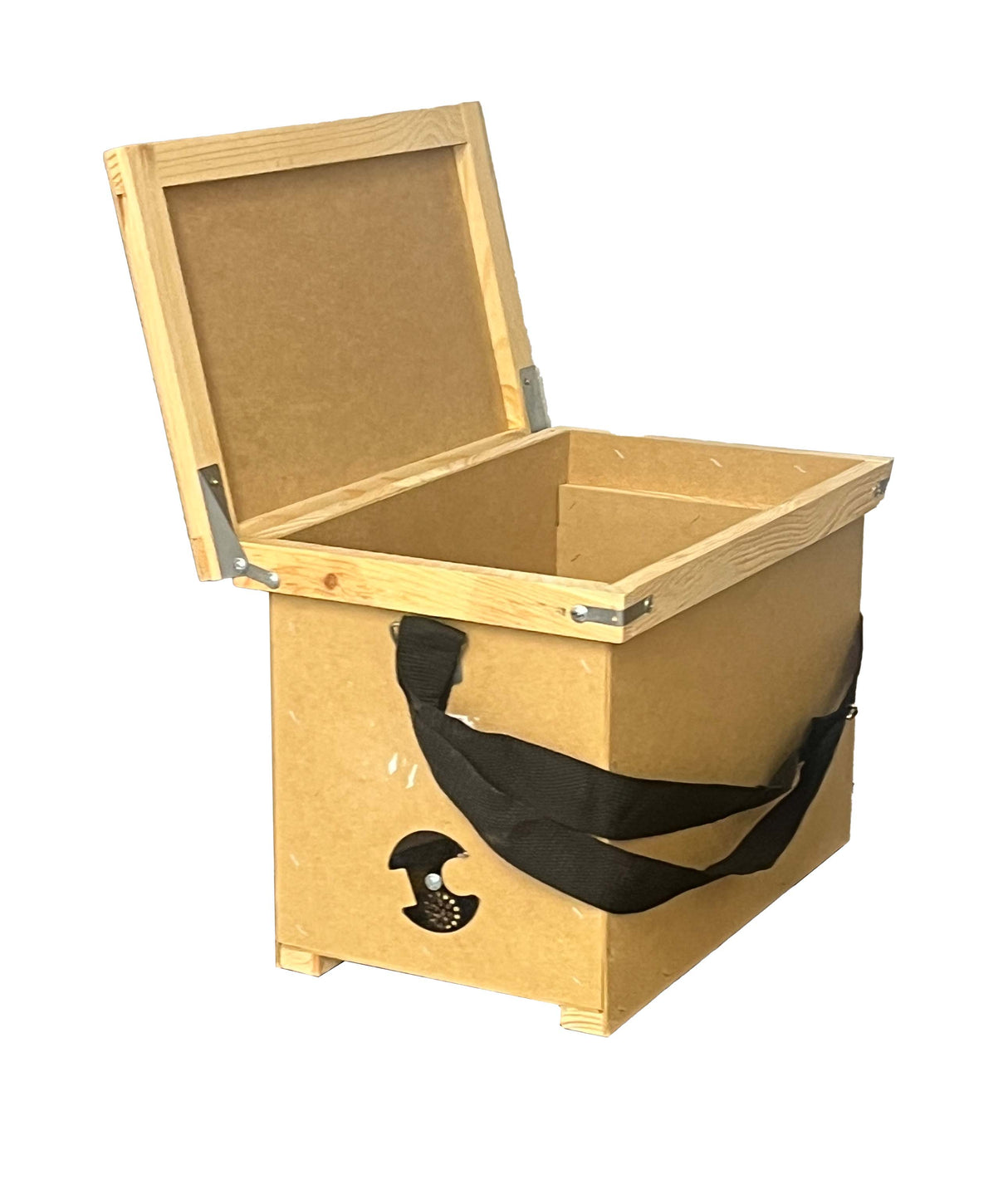 Frame carrier / transport box for 6 Dadant US frames, swarm catching box also for Langstroth hives