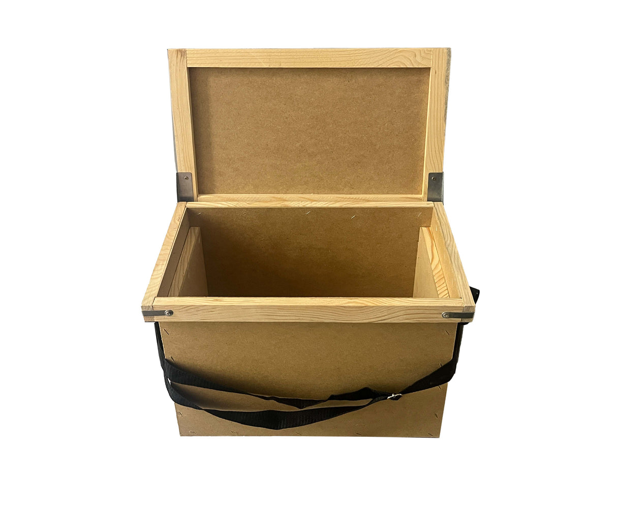 Frame carrier / transport box for 6 Dadant US frames, swarm catching box also for Langstroth hives