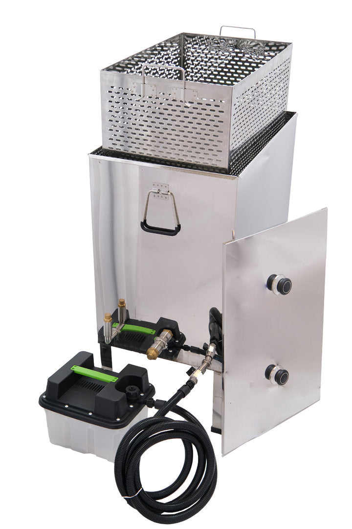 Fondoir à cire grand inox 14 nids d'abeilles 42x62cm fondoir à cire à vapeur pour brûleurs à gaz ou maîtres vapeur