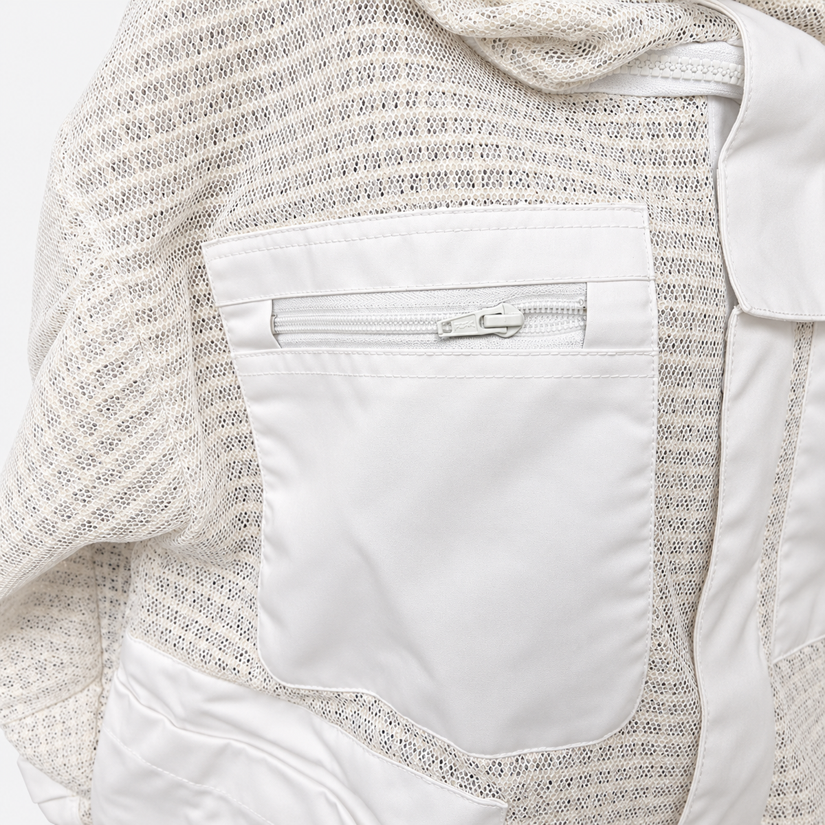 ElegantBee 3-Layer Mesh Beekeeping Jacket White Premium Quality (Copy)