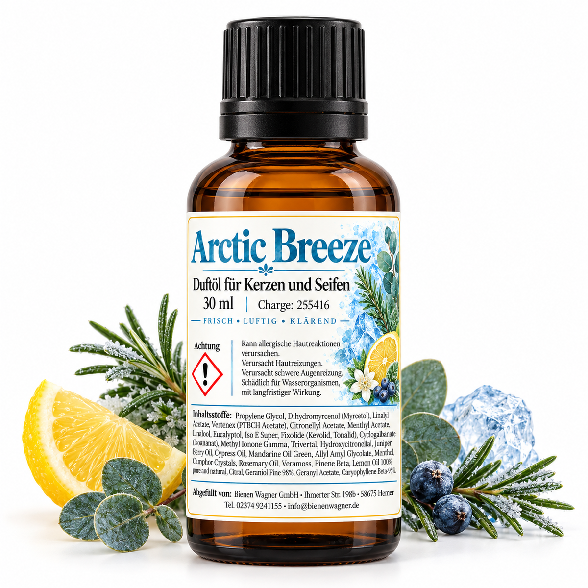 Arctic Breeze Duftöl 30 ml – frischer Duft für Kerzen & Seifen