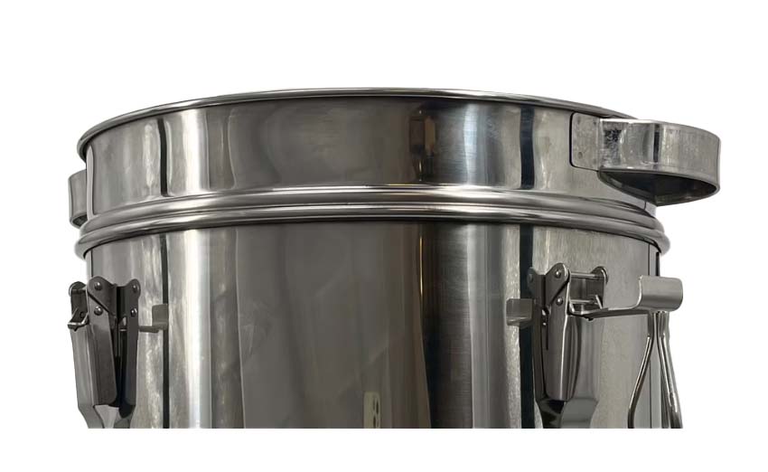 Setaccio a cono a setaccio fine in acciaio inox setaccio a punta per contenitori da 30/35 kg setaccio a filtro fine