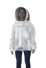 Imkeranzug Elegant Bee Overall Schutzanzug Bienen Belüftet Netzgewebe Weiss
