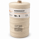 10 meters candle wick cotton wick round wick for beeswax candles, wick thickness No. 1, 2, 3, 4, 5, 6 (Copy) 