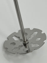 Op en neer honingroerder grote handmatige honing romig roeren met handvat