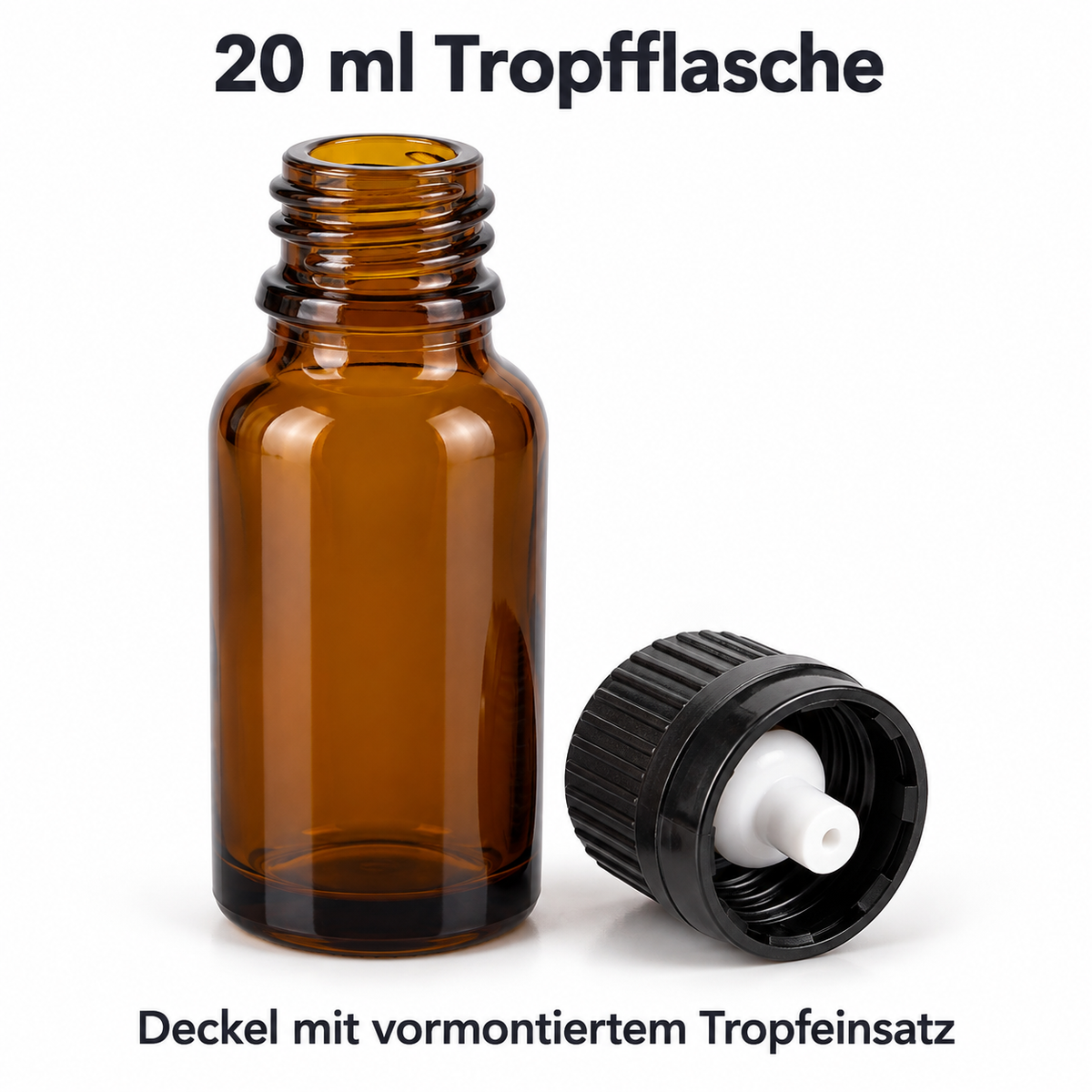 Druppelflesje 30 ml voor propolis – bruin glas met druppelinzet & dop (Kopie) 