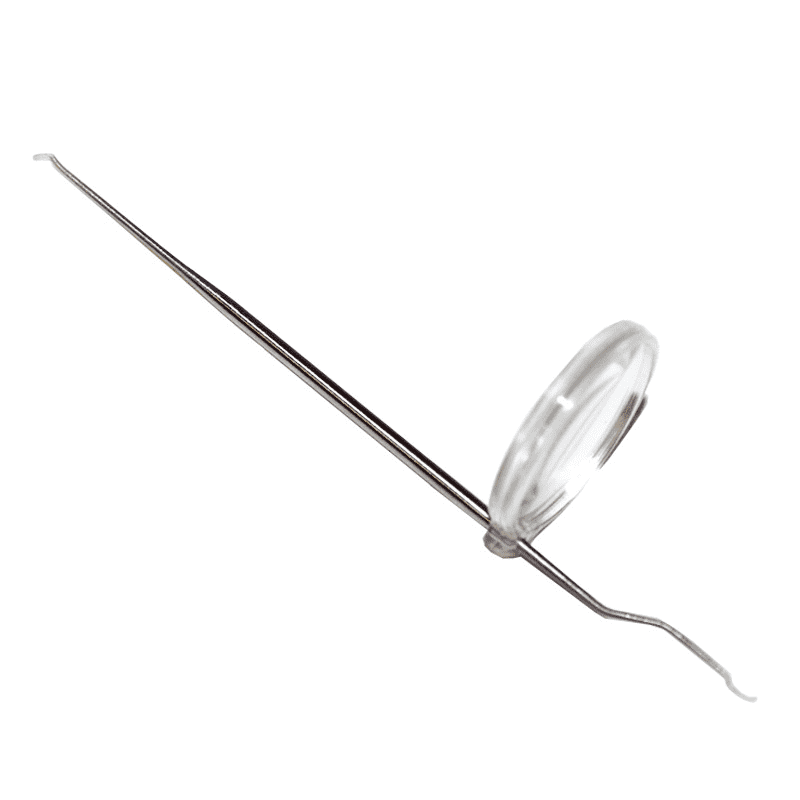 Double-sided grafting needle with removable magnifying glass, stainless steel, queen bee grafting tool, grafting spoon