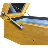 Fondoir à cire solaire en bois solide et durable pour 2 à 4 nids d'abeilles Zander Dadant allemand normal