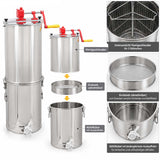 3-honeycomb combination honey extractor with filler & coarse sieve