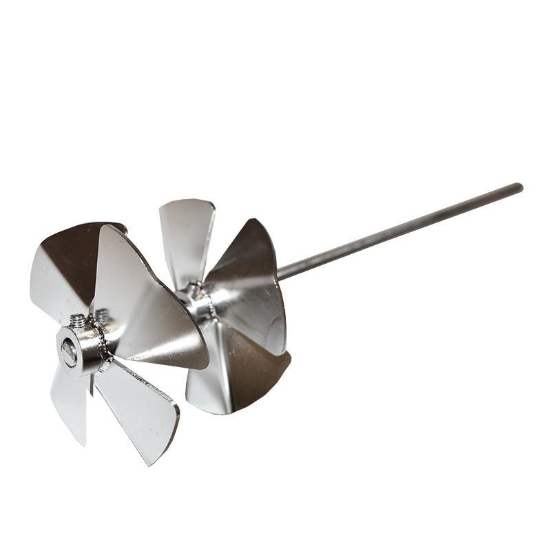 Honingroerder roerpropeller met twee vaste, tegengesteld draaiende roerbladen