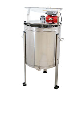 Radial Honigschleuder mit L- Motor, mit Schrägboden 20 Waben Dadant / 12 Waben Deutsch Norm Zander Motor