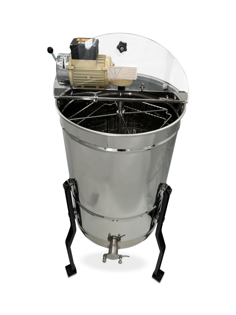 Honigschleuder 4 Waben Edelstahl Motor Deutsch Normal Zander Dadant HR