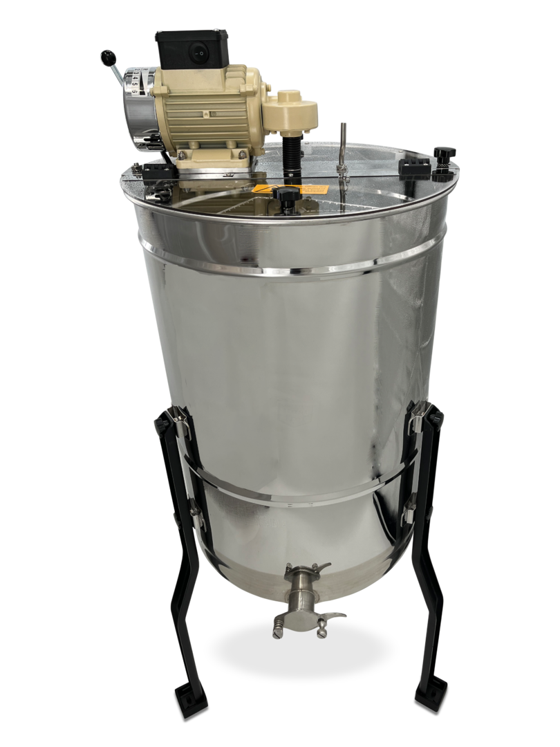 Honigschleuder 4 Waben Edelstahl Motor Deutsch Normal Zander Dadant HR