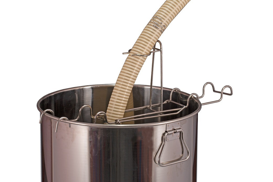 Support flexible pour thermoplongeurs et tuyaux d'aspiration, acier inoxydable