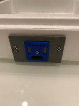 Mini Plus entrance rosette, entrance slider, drone barrier, mating stations, blue, green, white, red, yellow