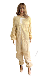 Imkeranzug Overall Schutzanzug Bienen Belüftet Beige Creme