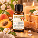 Abrikoos geurolie 30 ml – fruitige geur voor kaarsen & zepen 