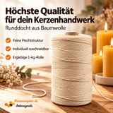 10 meters candle wick cotton wick round wick for beeswax candles, wick thickness No. 1, 2, 3, 4, 5, 6 (Copy) 