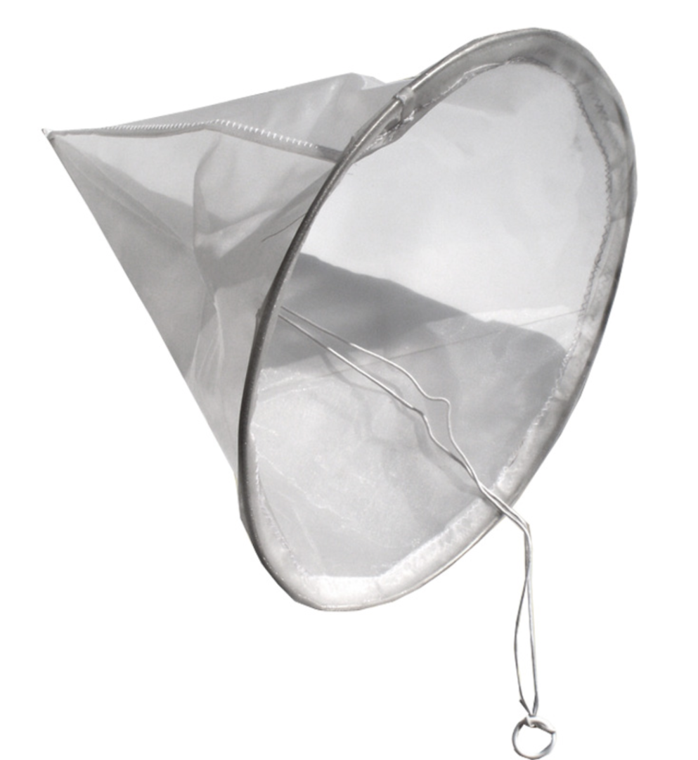 Puntzeef voor honing, grof en zeer fijn. Verwijder onzuiverheden in honing voor elke imker